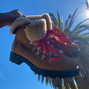 ❄️ J CREW SHEARLING WINTER BOOTS